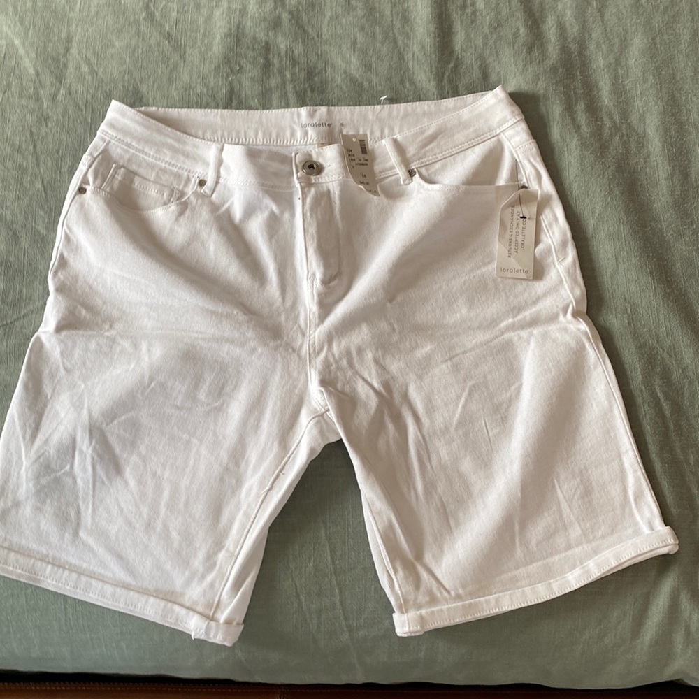 White Bermuda Shorts